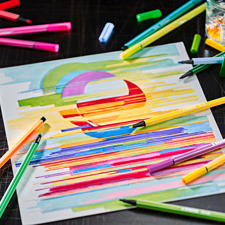 Stabilo Pen 68 - Filzstift - Metallbox mit 20 Stück