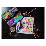 Stabilo aquacolor – Premium-Aquarell-Buntstifte – kunstvoll – Metalletui, 24 Farben