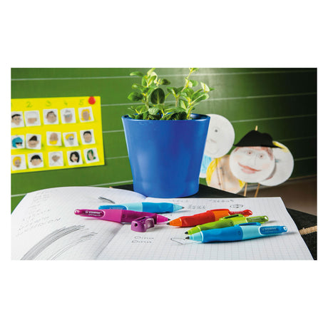 Stabilo easyergo 3.15 – ergonomischer Druckbleistift – Rechtshänder – blau