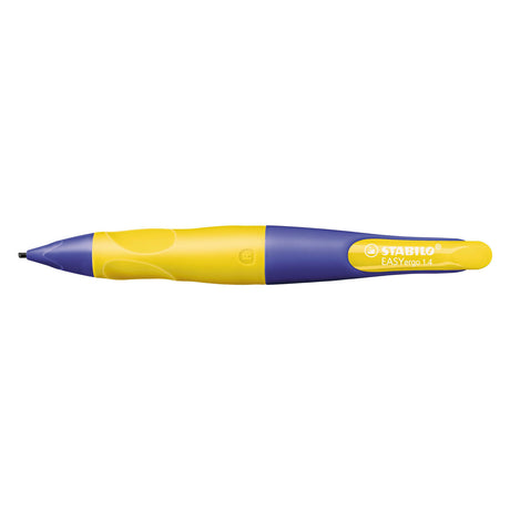 Stabilo easyergo 1.4 – ergonomischer Druckbleistift – Rechtshänder – neongelb