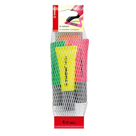 Stabilo Neon - Textmarker - Set à 4 Stück