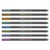 Stabilo Filzstift 68 Metallic-Etui mit 8 Stück