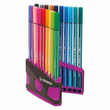 Stabilo Filzstift 68 Colorparade Anthrazit Pink, Box à 20 Stück