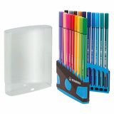 Stabilo Filzstift 68 Colorparade Anthrazitblau, Box à 20 Stück