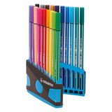 Stabilo Filzstift 68 Colorparade Anthrazitblau, Box à 20 Stück