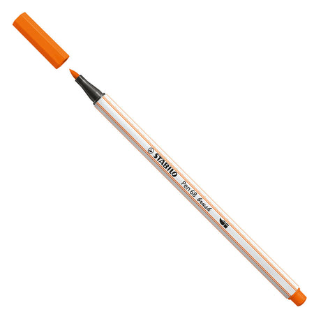 Stabilo Pen 68 Pinsel - Filzstift - helles Zinnoberrot (30)