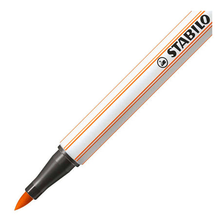 Stabilo Pen 68 Pinsel - Filzstift - helles Zinnoberrot (30)