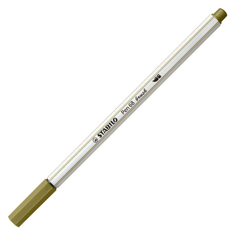 Stabilo Pen 68 Pinsel - Filzstift - Schlammgrün (37)