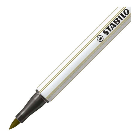 Stabilo Pen 68 Pinsel - Filzstift - Schlammgrün (37)