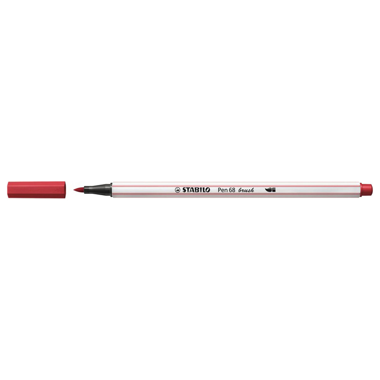 Stabilo Pen 68 Pinsel - Filzstift - Dunkelrot (50)