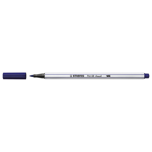 Stabilo Pen 68 Pinsel - Filzstift - Preußischblau (22)