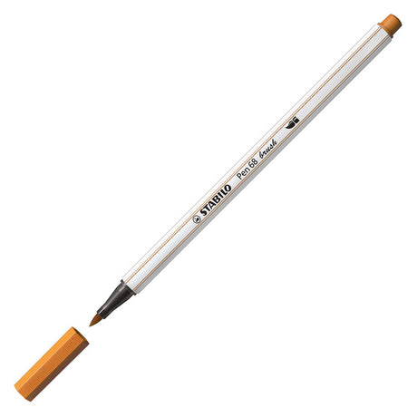 Stabilo Pen 68 Pinsel - Filzstift - dunkler Ocker (89)