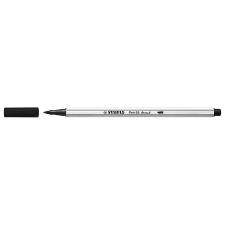 Stabilo Pen 68 Pinsel - Filzstift - Schwarz (46)