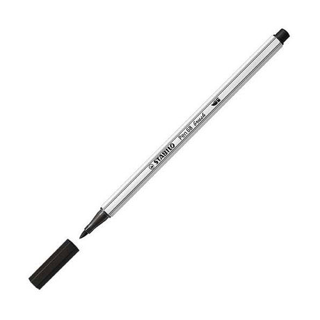 Stabilo Pen 68 Pinsel - Filzstift - Schwarz (46)