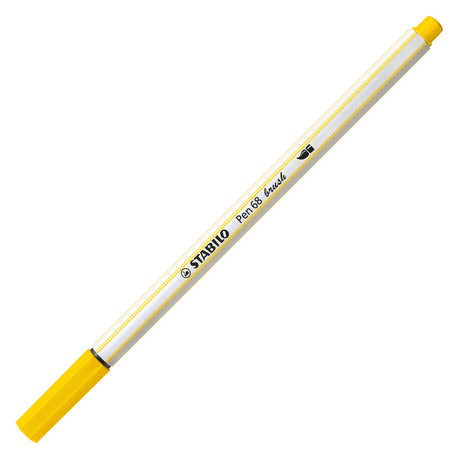 Stabilo Pen 68 Pinsel - Filzstift - Zitronengelb (24)