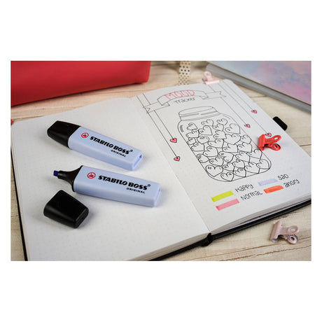 Stabilo Boss Original Pastell – Textmarker – Set mit 8 Stück