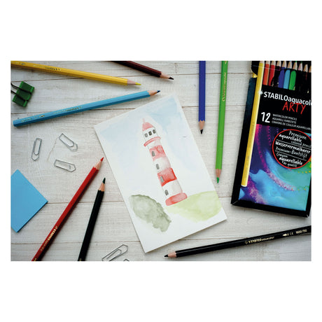Stabilo Aquacolor-Stifte 24 Farben