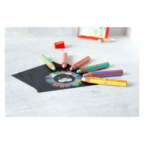 Stabilo Woody 3 in 1 – Multitalent Buntstift – Set 18-tlg. + Bleistiftspitzer