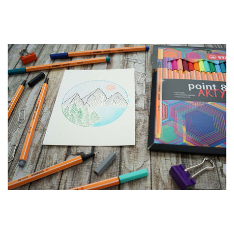 Stabilo point 88 - Fineliner - Arty - Set mit 18 Teilen