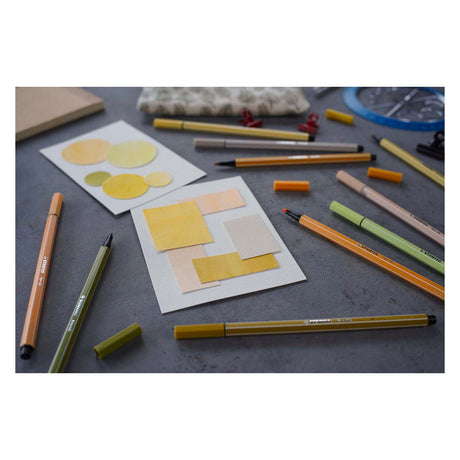 Stabilo Pen 68 - Filzstift - Arty - Metallset 65-tlg.