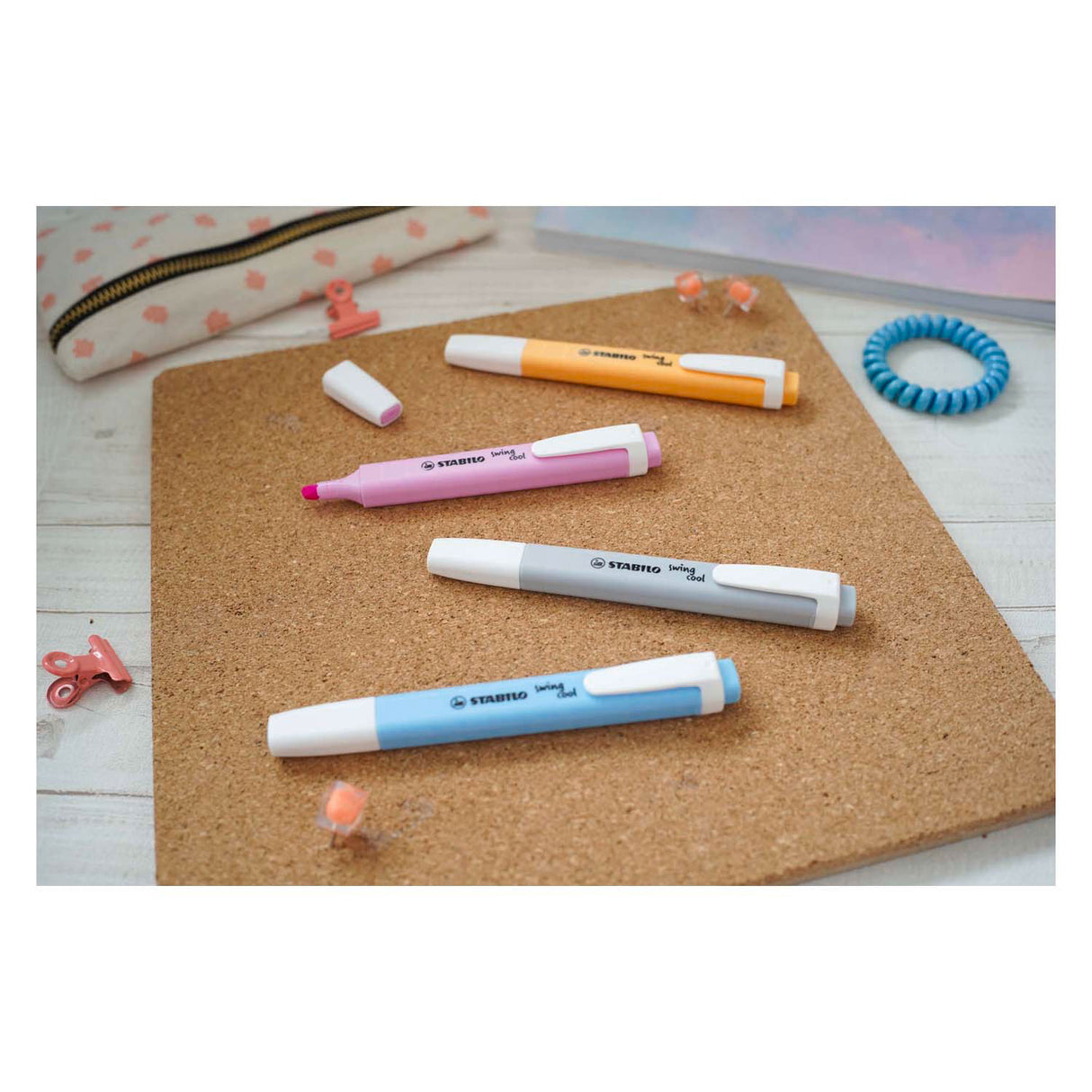 Stabilo Swing Cool Pastel – Textmarker – Set mit 8 Stück