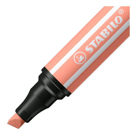Stabilo Pen 68 max – Filzstift mit dicker Keilspitze – Aprikose