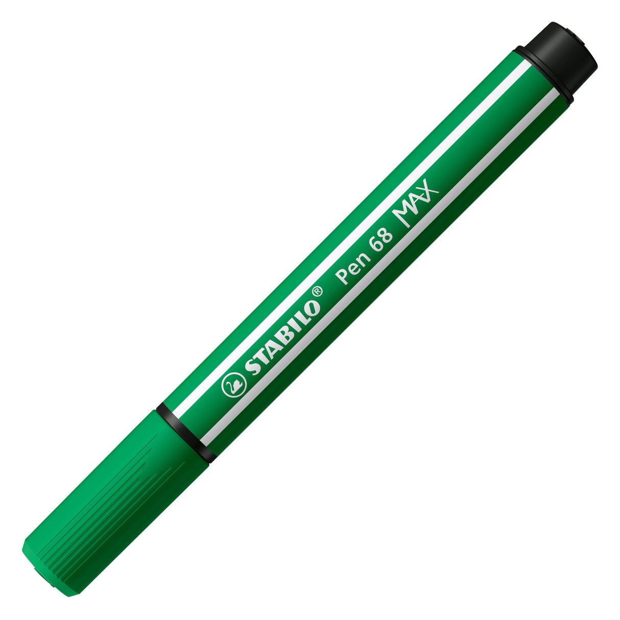 Stabilo Pen 68 max – Filzstift mit dicker Keilspitze – Smaragdgrün