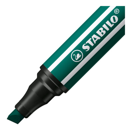 Stabilo Pen 68 max – Filzstift mit dicker Keilspitze – türkisgrün