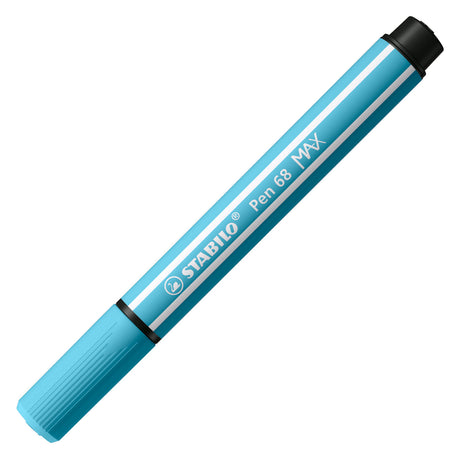 Stabilo Pen 68 max – Filzstift mit dicker Keilspitze – Azurblau
