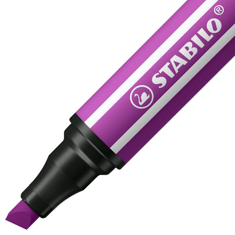 Stabilo Pen 68 max – Filzstift mit dicker Keilspitze – Flieder
