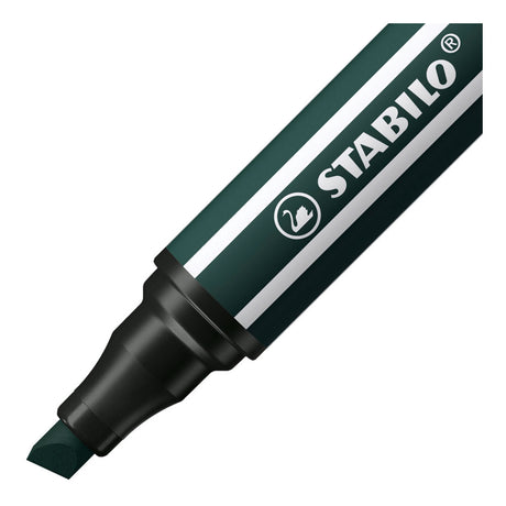 Stabilo Pen 68 max – Filzstift mit dicker Keilspitze – Erdgrün