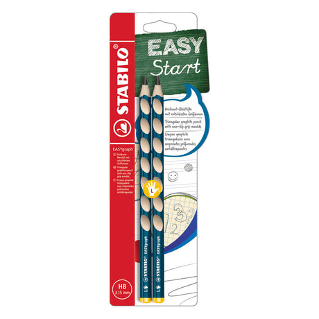 Stabilo Easygraph HB Linkshänder-Graphitstift Petrol - 2 Stk.