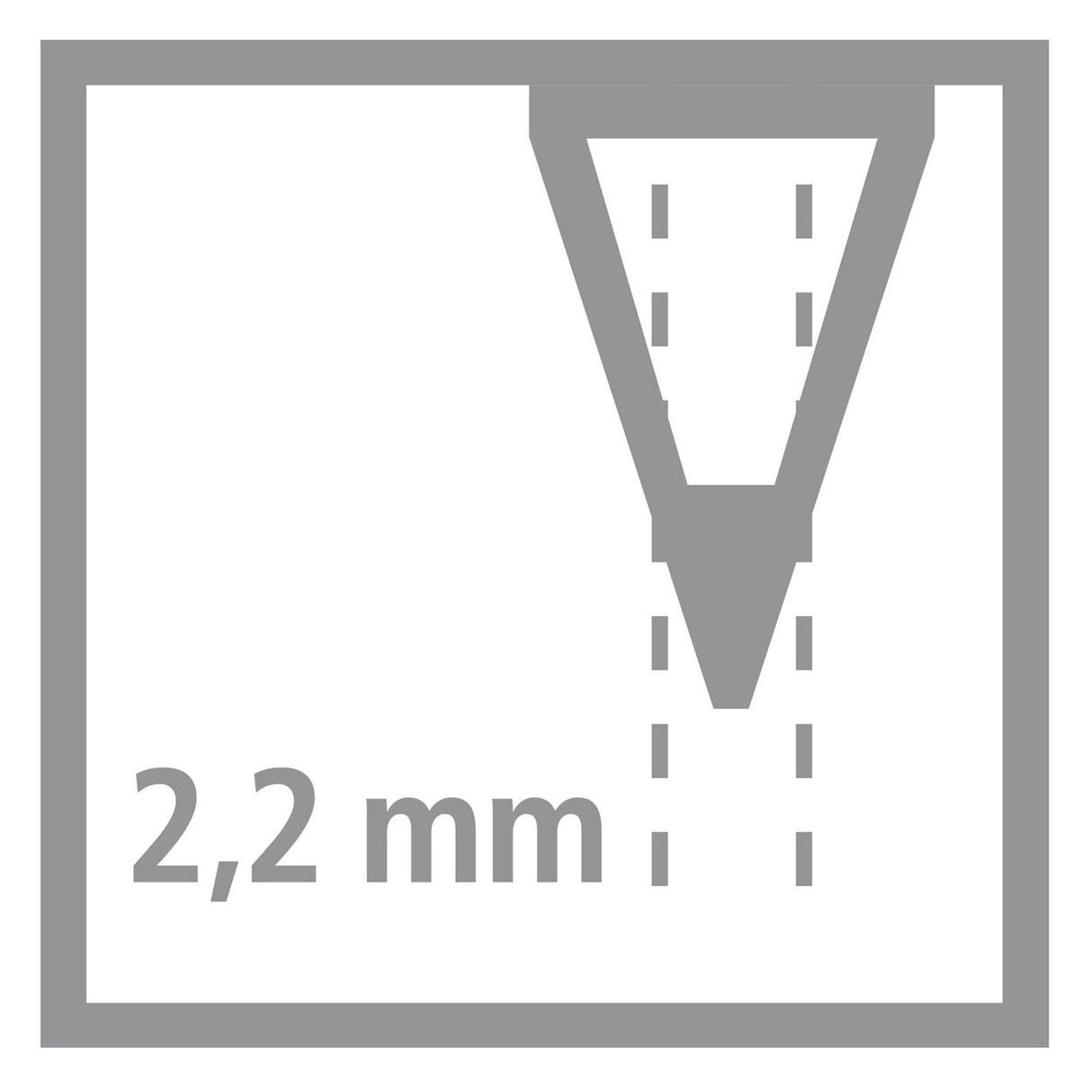 Stabilo swano hb grafietpotlood met gum - 12st.