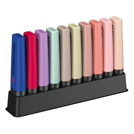 Stabilo Boss Original – Textmarker – Naturecolors Wildflower – Schreibtischset mit 10 Farben