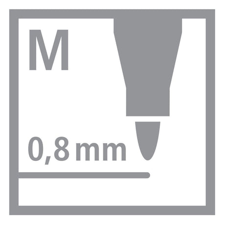 Stabilo dr!ver Medium Fineliner – 4 Stk.