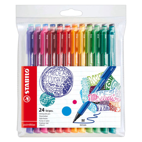 Stabilo pointmax fineliners - 24dlg.