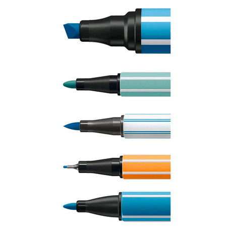 Stabilo Arty Set - Set Stift 68, Stift 68 Pinsel, Punkt 88, Stift 68 Max Pointmax - Kombietui mit 55 Teilen