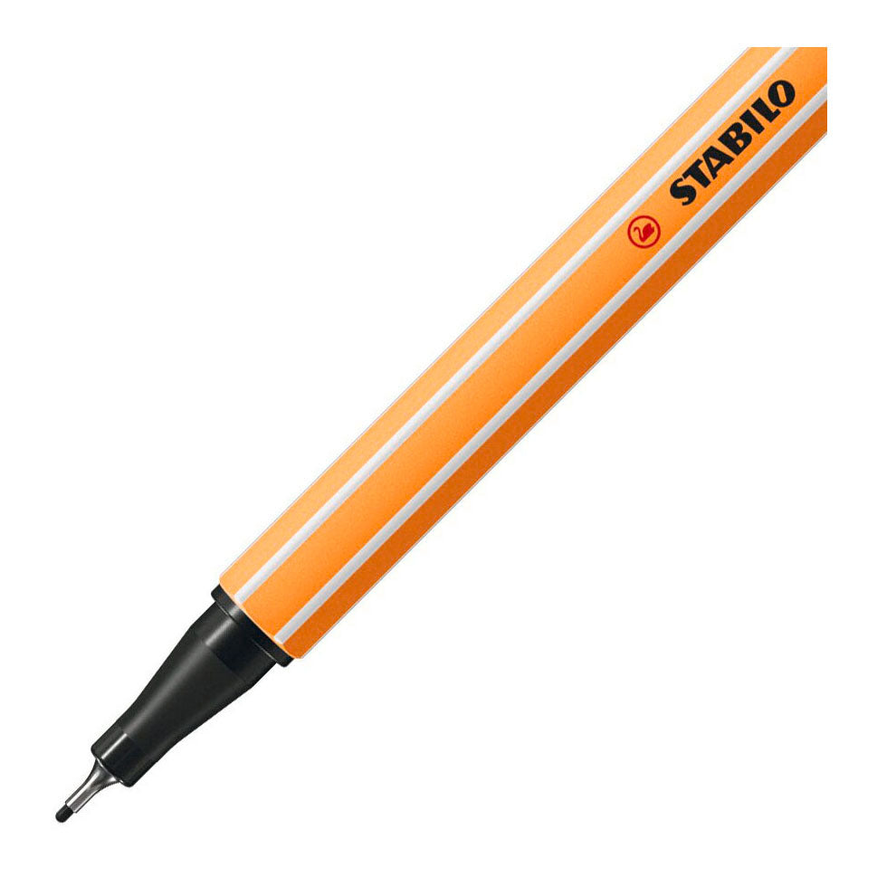 Stabilo point 88 Fineliner schwarz - 3 Stk.