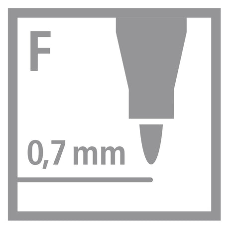 Stabilo write-4-all fijn (0,7mm) permanente marker - 4dlg.