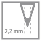 Stabilo Swano Pastell HB Graphitstifte mit Radierspitze – 4 Stk.