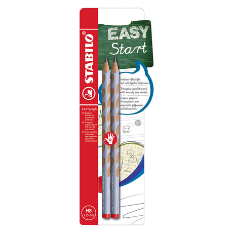 Stabilo Easygraph Pastell HB Rechtshänder-Graphitstifte blau - 2 Stk.