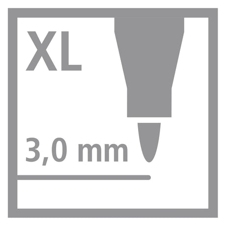 Stabilo trio jumbo schoolverpakking ergonomische viltstiften - 144dlg.