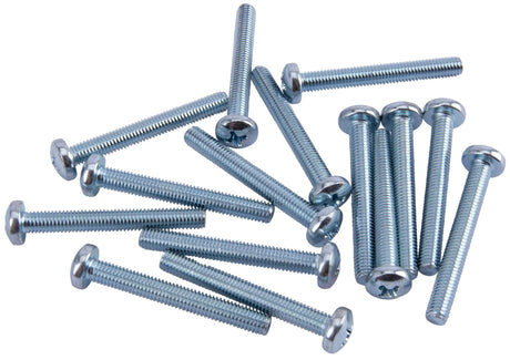 Dresselhaus Metallschraube mit Gewinde 5x40mm 15St. Flachkopf-Kreuzschlitz