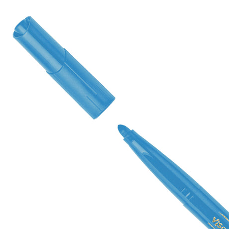 Bic Visa Color Farbmarker, Strichstärke 3 mm, hellblau, 12 Stück 1 Box