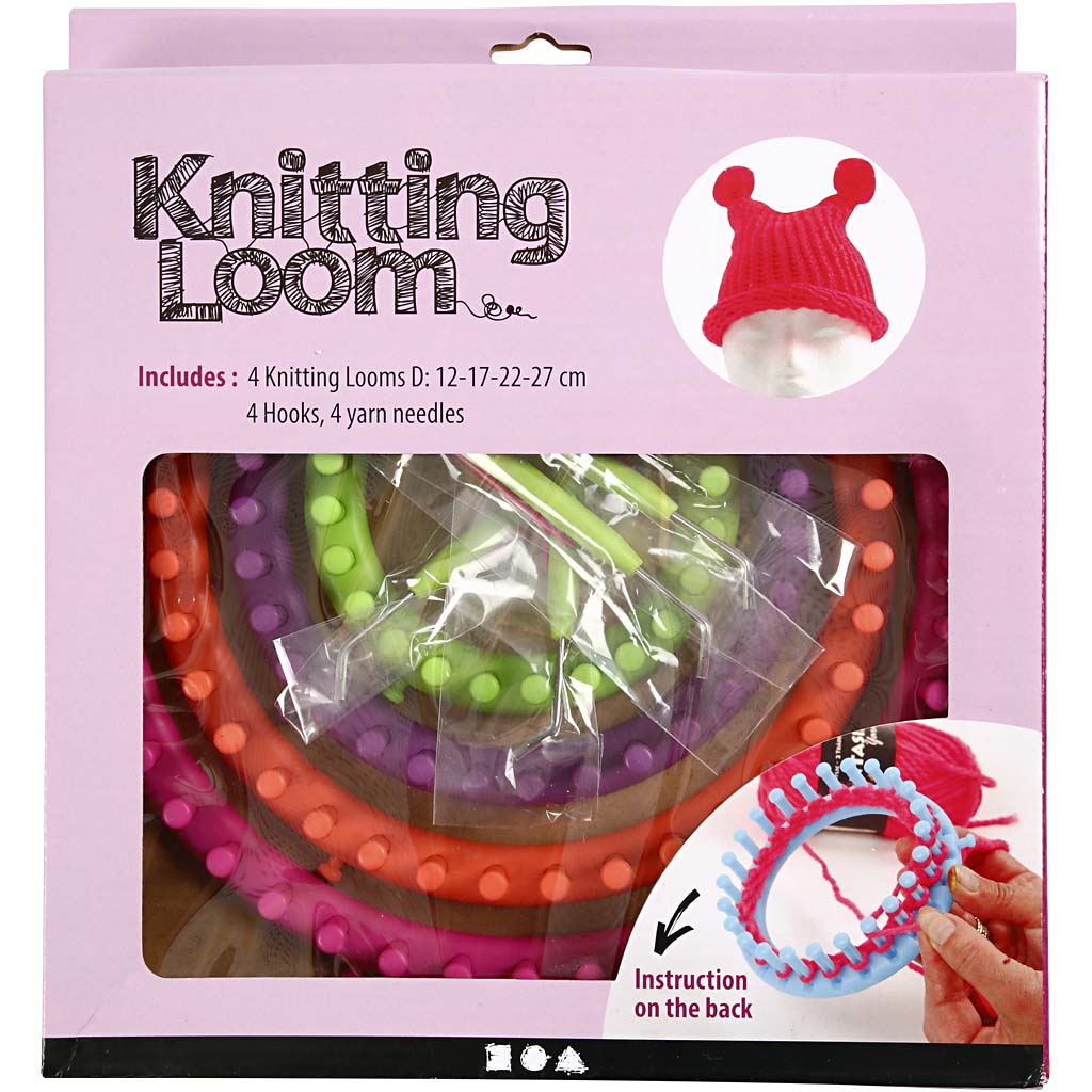 Creativ Company Strickwebstuhl, D 12-17-22-27 cm, 1 Set