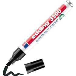 Edding Permanentmarker e-3300 schwarz (10 Stück)