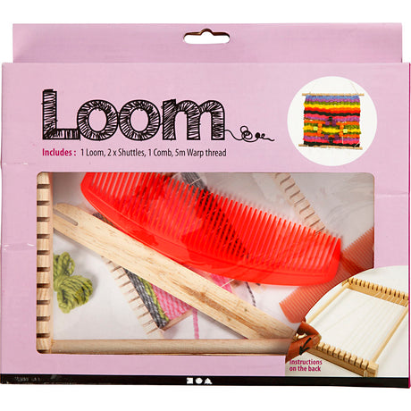 Creativ Company Webstuhl, H: 3 cm, Maße 24,5x19,5 cm, 1 Stück