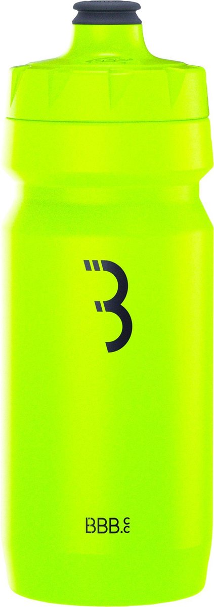 Bbb Cycling Auto Tank Wasserflasche Rennrad – Fassungsvermögen 550 ml – Fahrradtrinkflasche mit Autoclose-Ventil – Neongelb – bwb-11