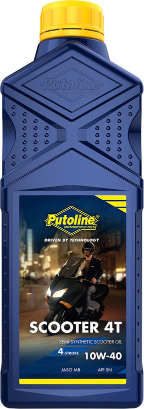 Putoline Motoröl 10w40 1 Liter halbsynthetischer Roller 4t
