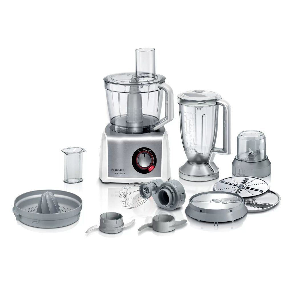 Bosch mc812s844 Multitalent 8 Küchenmaschine, weißer Edelstahl